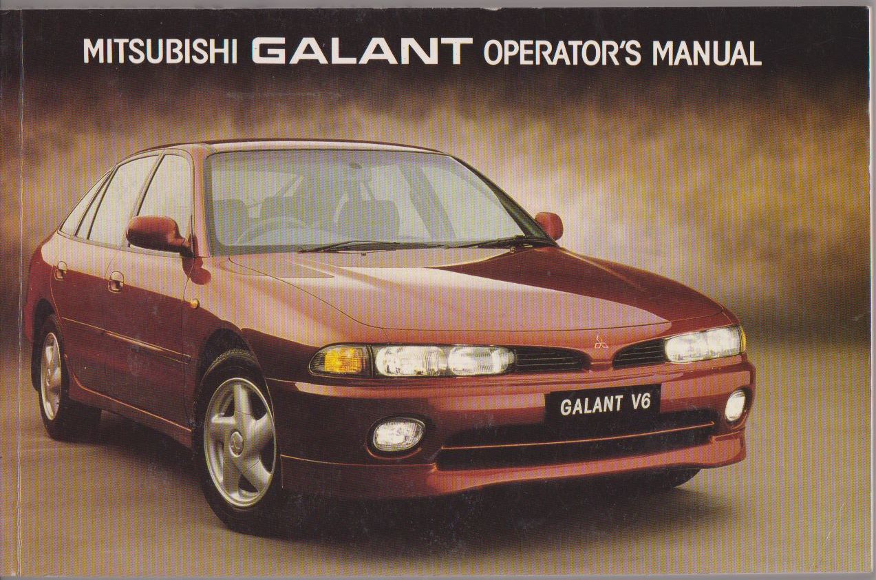1993 Mitsubishi Galant Hj Operators Manual (image for) 1993 Mitsubishi Galant Hj Operators Manual
